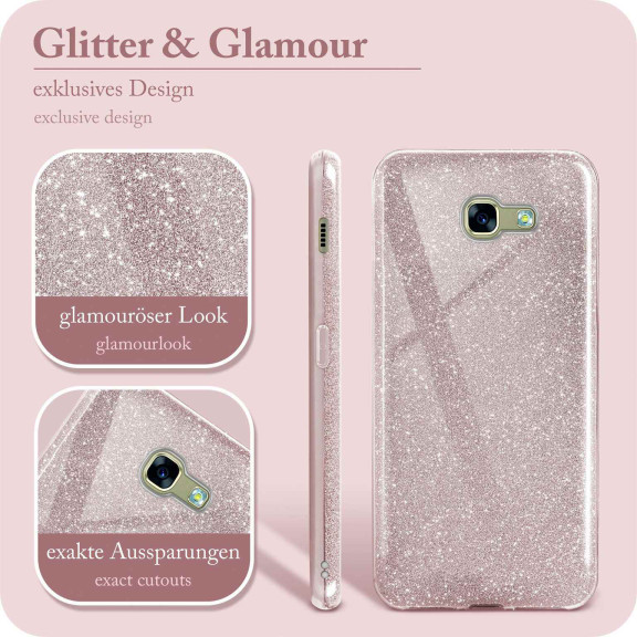 ONEFLOW Glitter Case Samsung Galaxy A3 (2017) mit Glitzer Look – Weiteres Produktbild 2 ONEFLOW Glitter Case Samsung Galaxy A3 (2017) mit Glitzer Look – Weiteres Produktbild 2