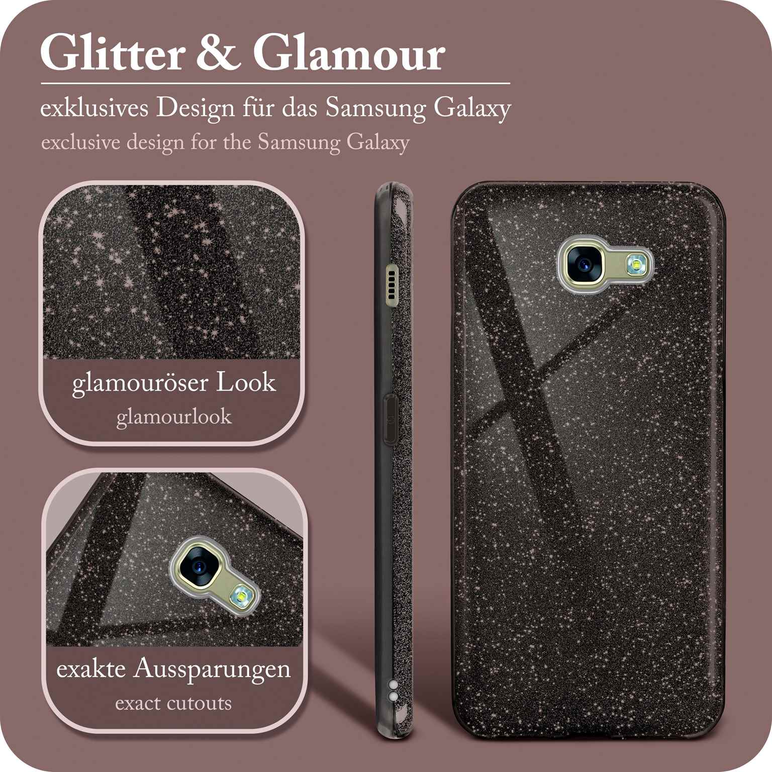 ONEFLOW Glitter Case Samsung Galaxy A3 (2017) mit Glitzer Look – Weiteres Produktbild 2