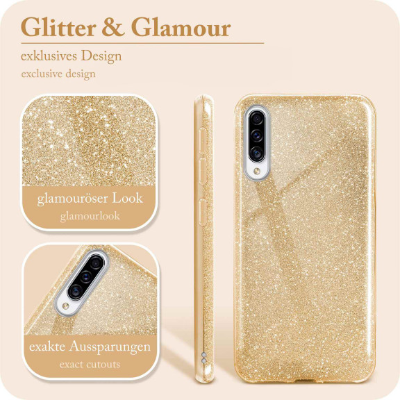 ONEFLOW Glitter Case Samsung Galaxy A30s mit Glitzer Look – Weiteres Produktbild 2 ONEFLOW Glitter Case Samsung Galaxy A30s mit Glitzer Look – Weiteres Produktbild 2