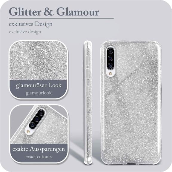 ONEFLOW Glitter Case Samsung Galaxy A30s mit Glitzer Look – Weiteres Produktbild 2 ONEFLOW Glitter Case Samsung Galaxy A30s mit Glitzer Look – Weiteres Produktbild 2