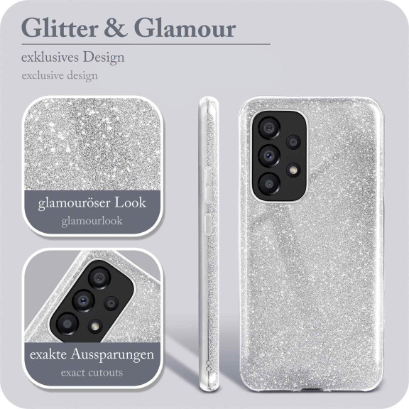 ONEFLOW Glitter Case Samsung Galaxy A33 5G mit Glitzer Look – Weiteres Produktbild 2