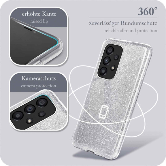 ONEFLOW Glitter Case Samsung Galaxy A33 5G mit Glitzer Look – Weiteres Produktbild 5 ONEFLOW Glitter Case Samsung Galaxy A33 5G mit Glitzer Look – Weiteres Produktbild 5