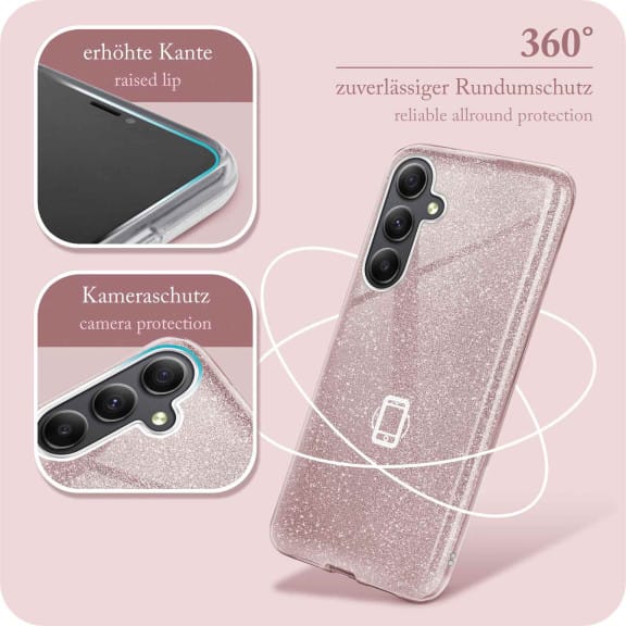 ONEFLOW Glitter Case Samsung Galaxy A34 5G mit Glitzer Look – Weiteres Produktbild 5 ONEFLOW Glitter Case Samsung Galaxy A34 5G mit Glitzer Look – Weiteres Produktbild 5