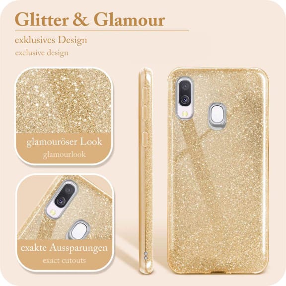 ONEFLOW Glitter Case Samsung Galaxy A40 mit Glitzer Look – Weiteres Produktbild 2 ONEFLOW Glitter Case Samsung Galaxy A40 mit Glitzer Look – Weiteres Produktbild 2
