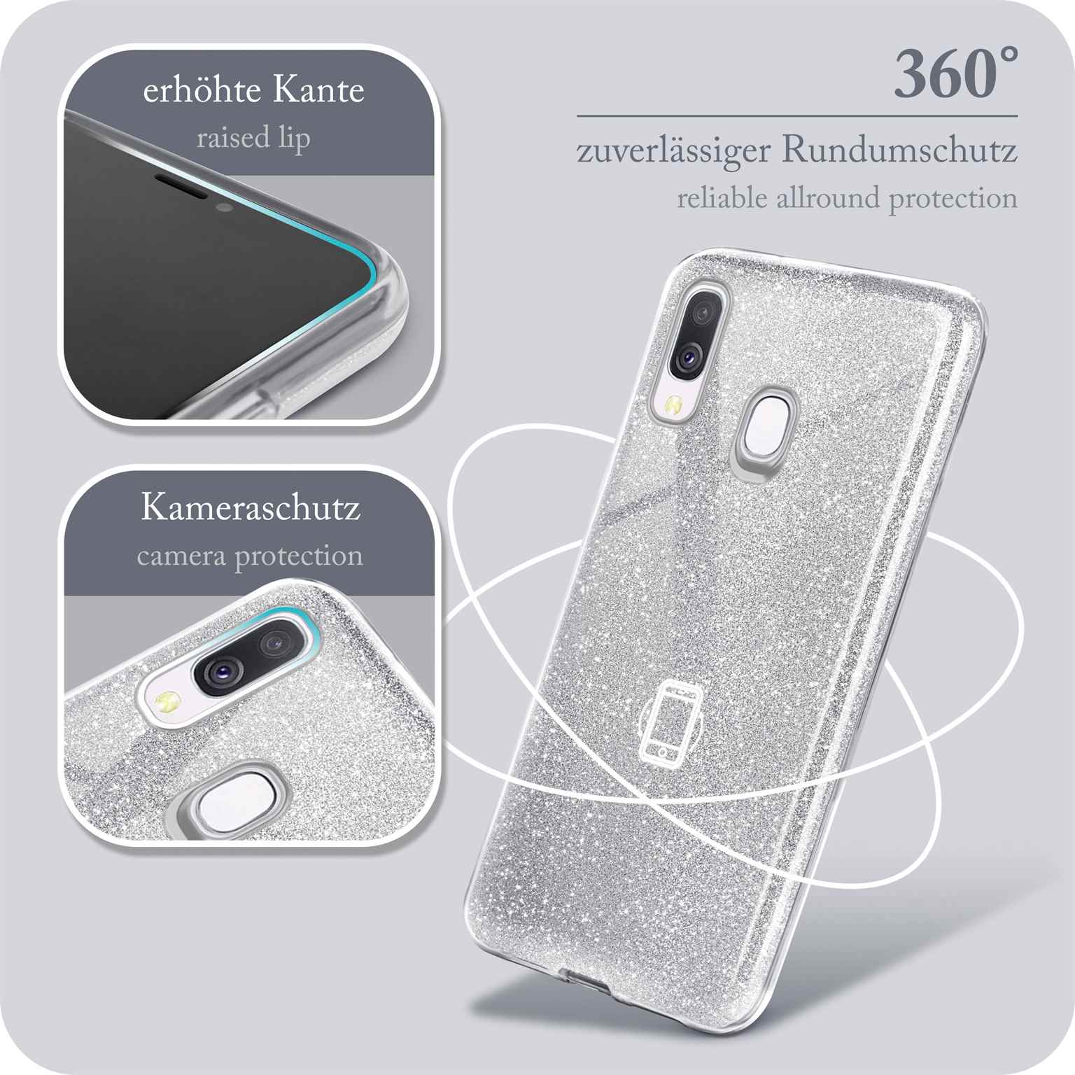 ONEFLOW Glitter Case Samsung Galaxy A40 mit Glitzer Look – Weiteres Produktbild 5 ONEFLOW Glitter Case Samsung Galaxy A40 mit Glitzer Look – Weiteres Produktbild 5