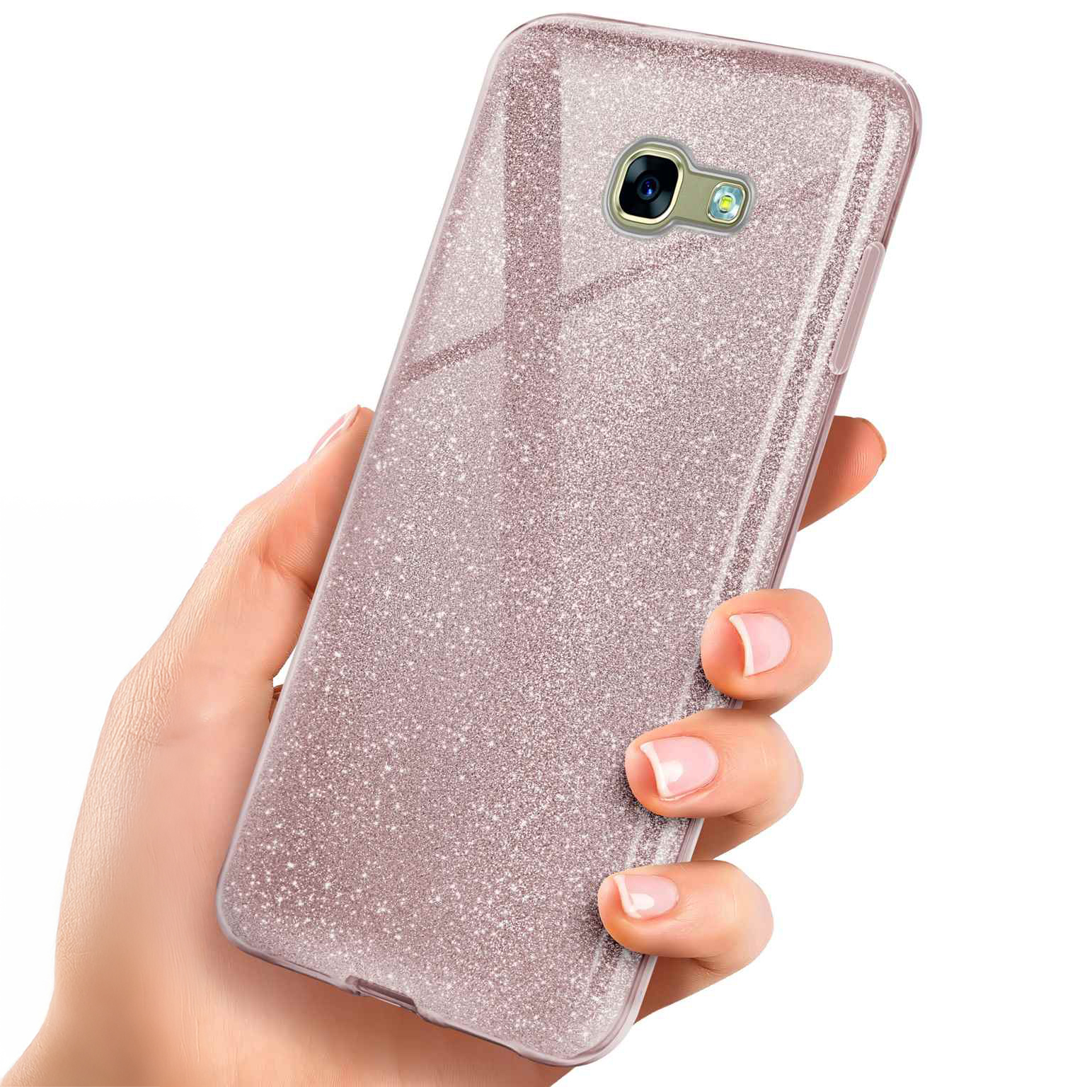 ONEFLOW Glitter Case Samsung Galaxy A5 (2017) mit Glitzer Look – undefined