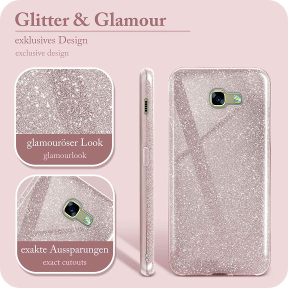 ONEFLOW Glitter Case Samsung Galaxy A5 (2017) mit Glitzer Look – Weiteres Produktbild 2 ONEFLOW Glitter Case Samsung Galaxy A5 (2017) mit Glitzer Look – Weiteres Produktbild 2