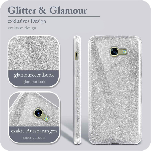 ONEFLOW Glitter Case Samsung Galaxy A5 (2017) mit Glitzer Look – Weiteres Produktbild 2 ONEFLOW Glitter Case Samsung Galaxy A5 (2017) mit Glitzer Look – Weiteres Produktbild 2