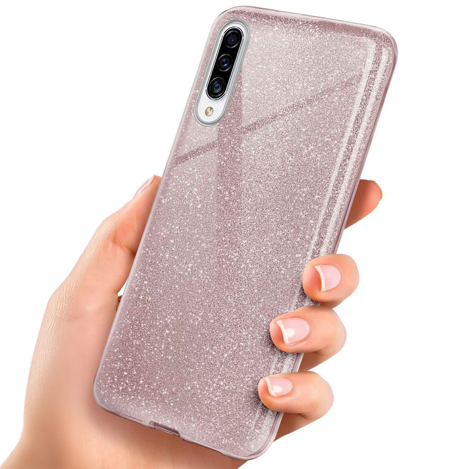 ONEFLOW Glitter Case Samsung Galaxy A50 mit Glitzer Look – undefined