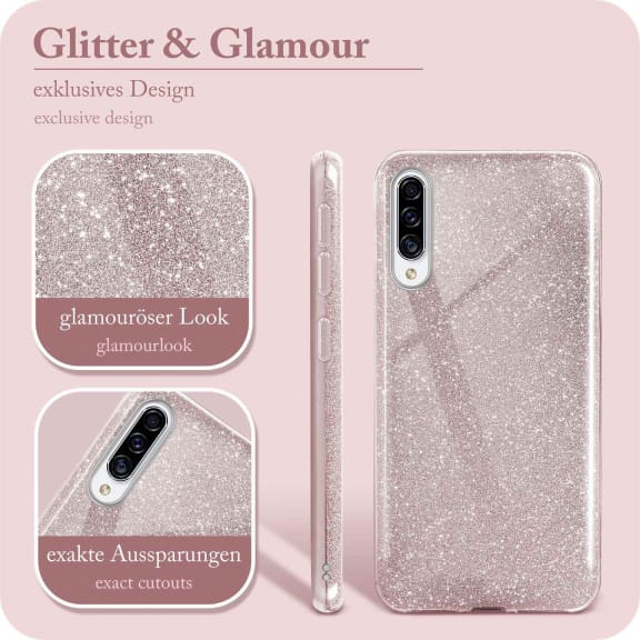 ONEFLOW Glitter Case Samsung Galaxy A50 mit Glitzer Look – Weiteres Produktbild 2 ONEFLOW Glitter Case Samsung Galaxy A50 mit Glitzer Look – Weiteres Produktbild 2