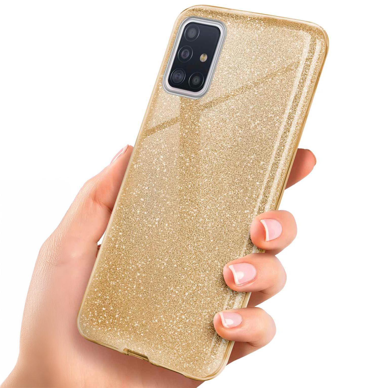 ONEFLOW Glitter Case Samsung Galaxy A51 mit Glitzer Look – Weiteres Produktbild 1 ONEFLOW Glitter Case Samsung Galaxy A51 mit Glitzer Look – Weiteres Produktbild 1