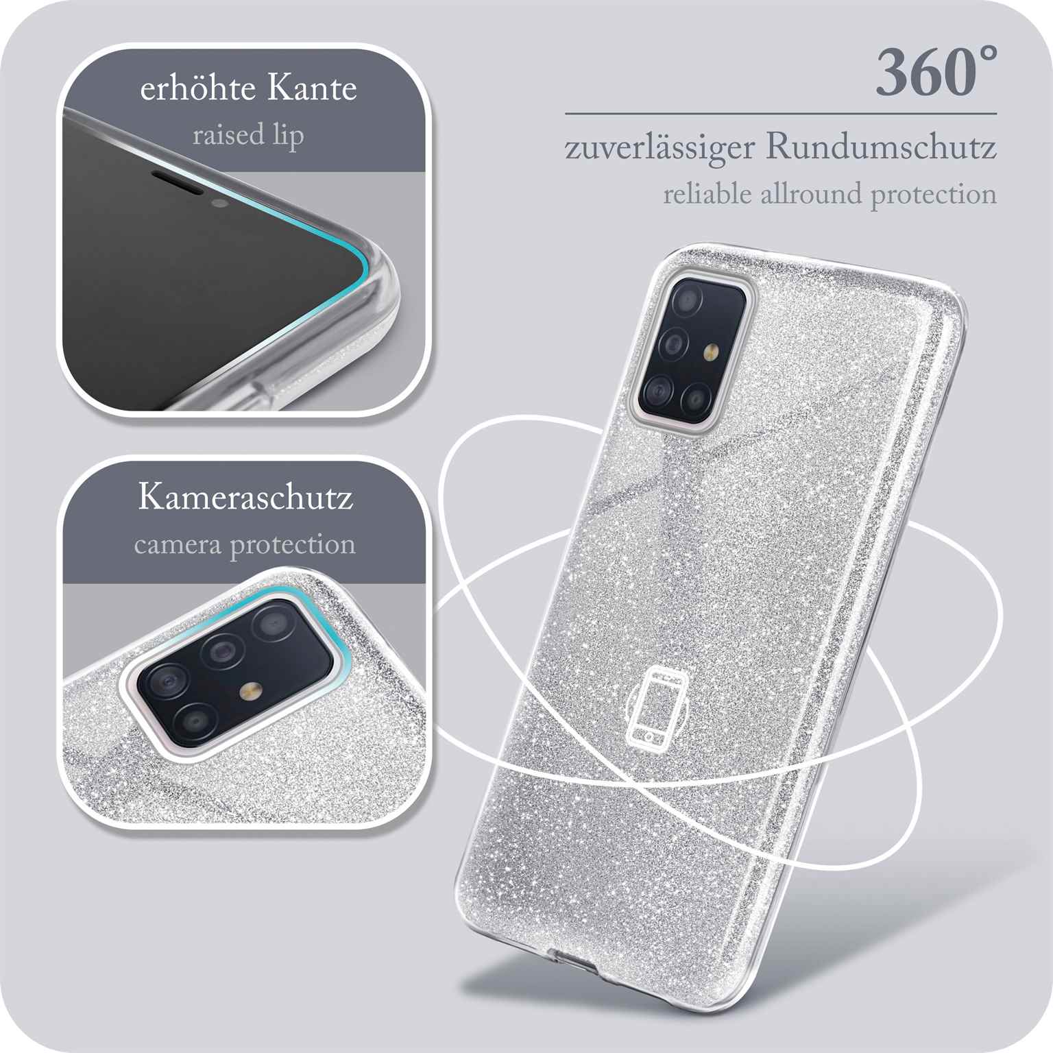 ONEFLOW Glitter Case Samsung Galaxy A51 mit Glitzer Look – Weiteres Produktbild 5 ONEFLOW Glitter Case Samsung Galaxy A51 mit Glitzer Look – Weiteres Produktbild 5