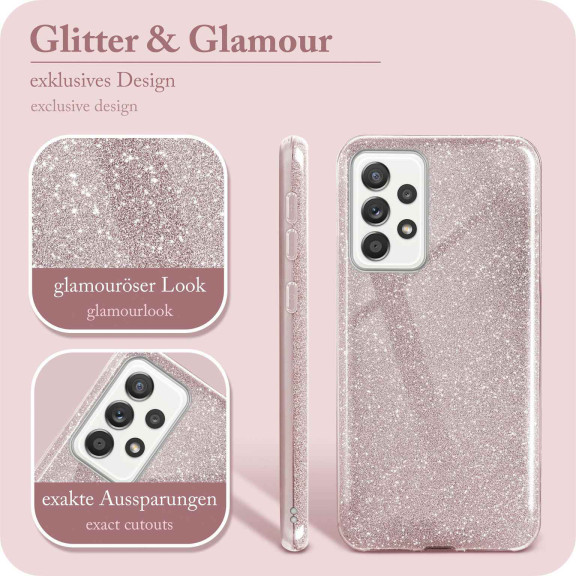 ONEFLOW Glitter Case Samsung Galaxy A52 5G mit Glitzer Look – Weiteres Produktbild 2 ONEFLOW Glitter Case Samsung Galaxy A52 5G mit Glitzer Look – Weiteres Produktbild 2