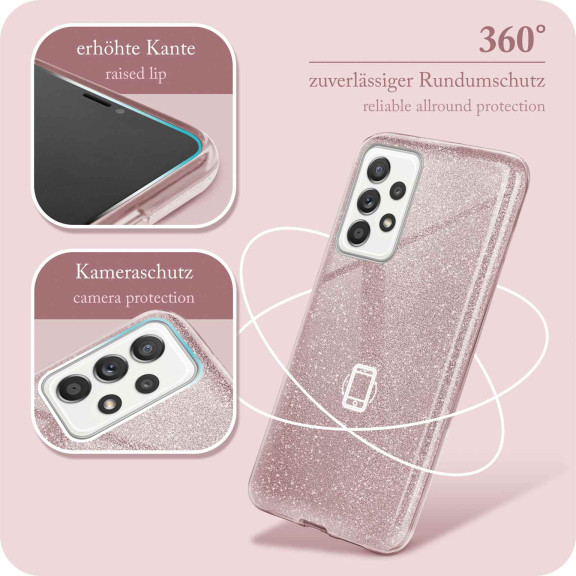 ONEFLOW Glitter Case Samsung Galaxy A52 mit Glitzer Look – Weiteres Produktbild 5 ONEFLOW Glitter Case Samsung Galaxy A52 mit Glitzer Look – Weiteres Produktbild 5