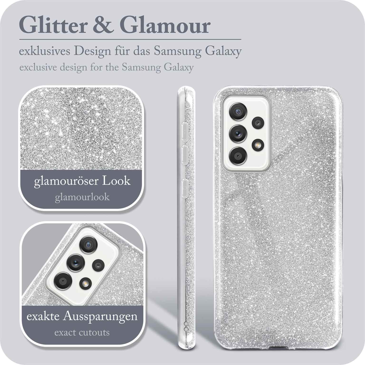 ONEFLOW Glitter Case Samsung Galaxy A52 mit Glitzer Look – Weiteres Produktbild 2 ONEFLOW Glitter Case Samsung Galaxy A52 mit Glitzer Look – Weiteres Produktbild 2