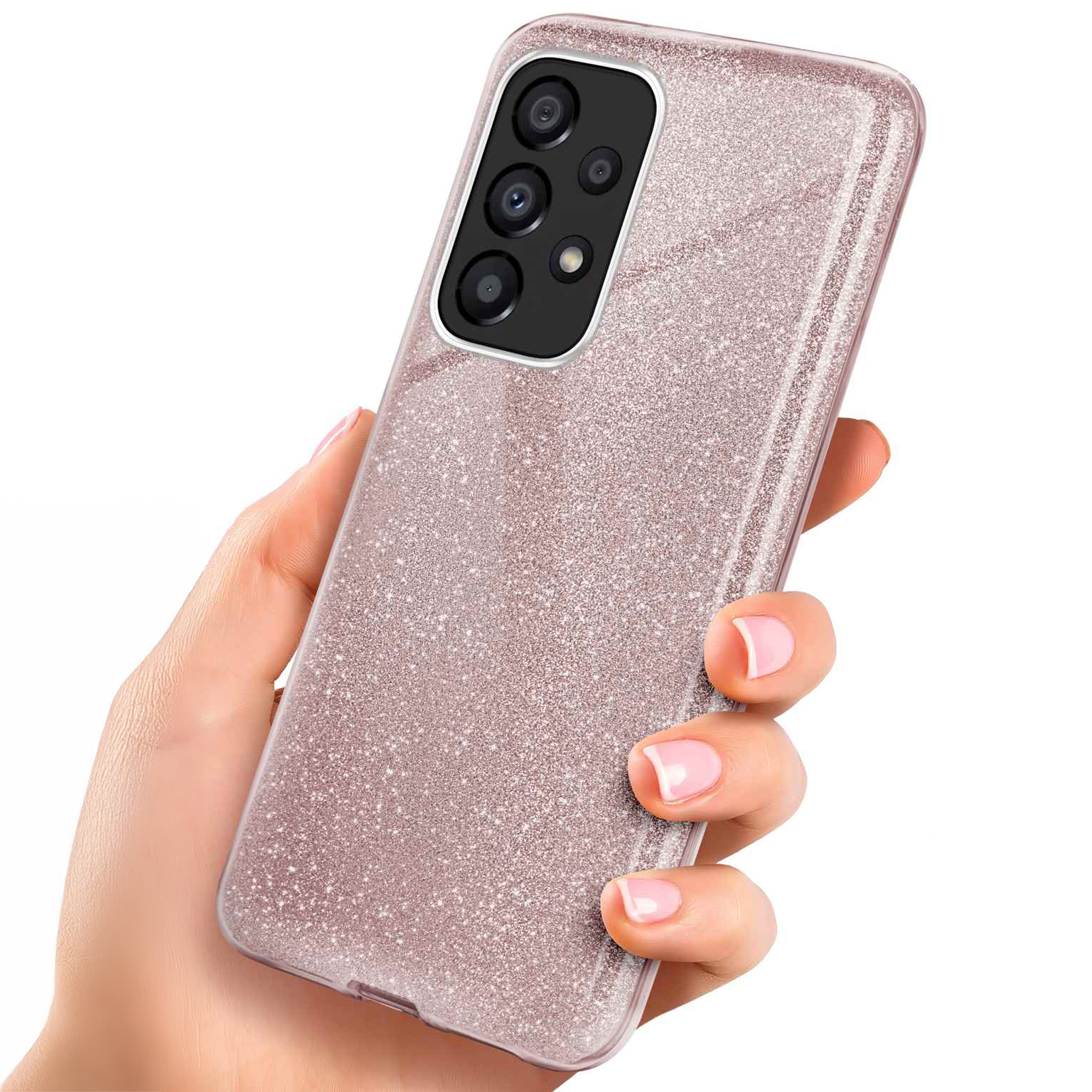 ONEFLOW Glitter Case Samsung Galaxy A53 5G mit Glitzer Look – undefined