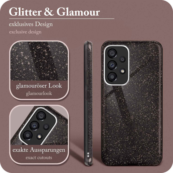 ONEFLOW Glitter Case Samsung Galaxy A53 5G mit Glitzer Look – Weiteres Produktbild 2