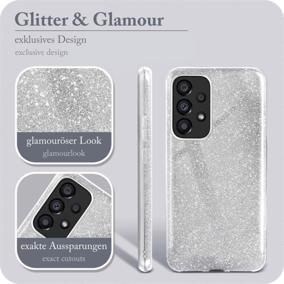 ONEFLOW Glitter Case Samsung Galaxy A53 5G mit Glitzer Look – Weiteres Produktbild 2 ONEFLOW Glitter Case Samsung Galaxy A53 5G mit Glitzer Look – Weiteres Produktbild 2