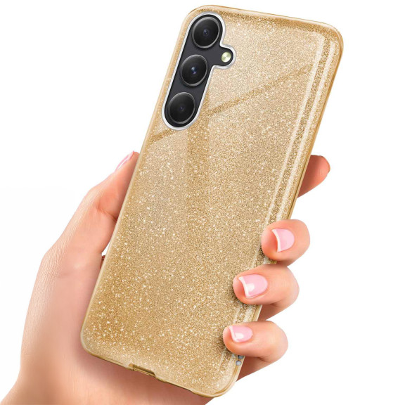ONEFLOW Glitter Case Samsung Galaxy A54 5G mit Glitzer Look – Weiteres Produktbild 1
