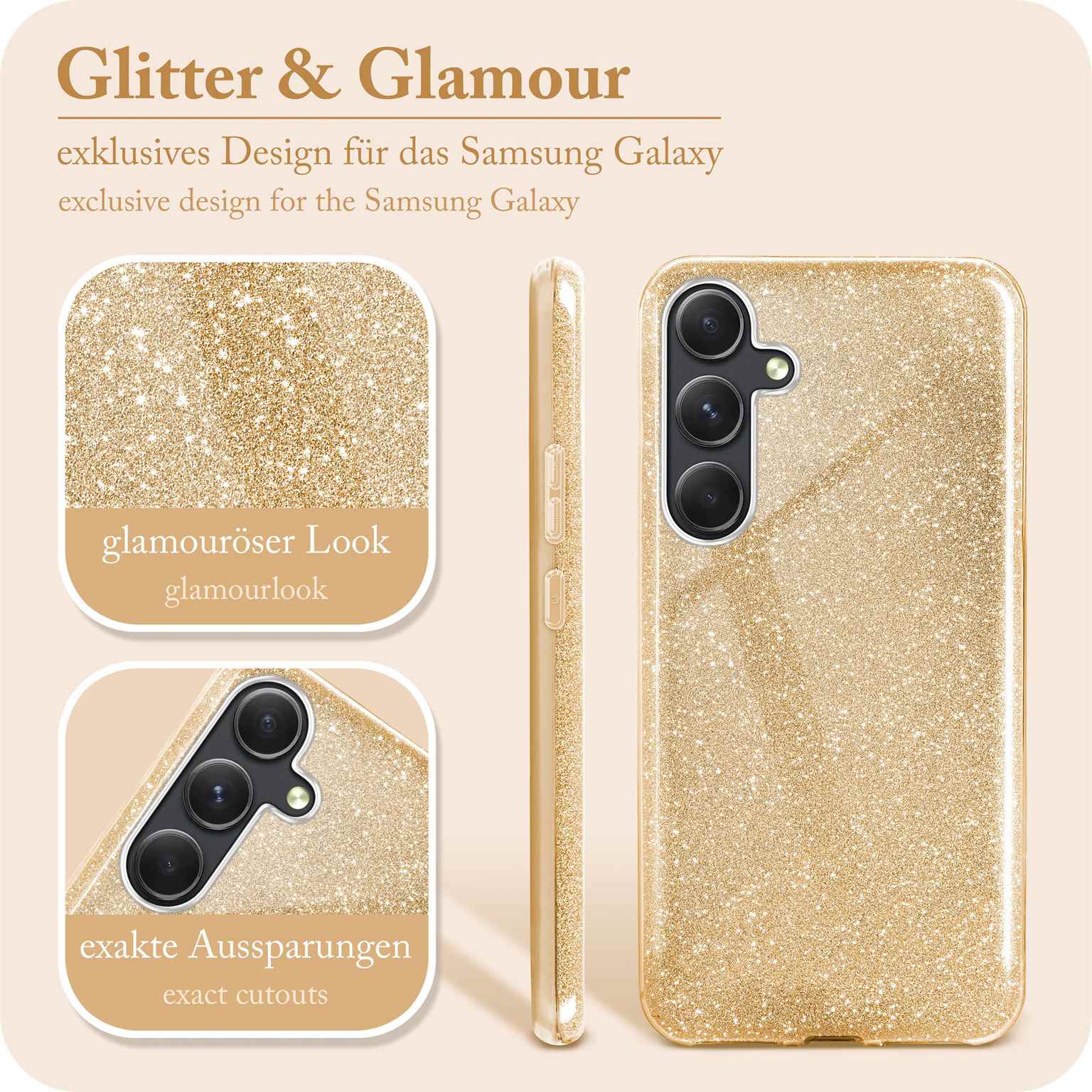 ONEFLOW Glitter Case Samsung Galaxy A54 5G mit Glitzer Look – Weiteres Produktbild 2 ONEFLOW Glitter Case Samsung Galaxy A54 5G mit Glitzer Look – Weiteres Produktbild 2
