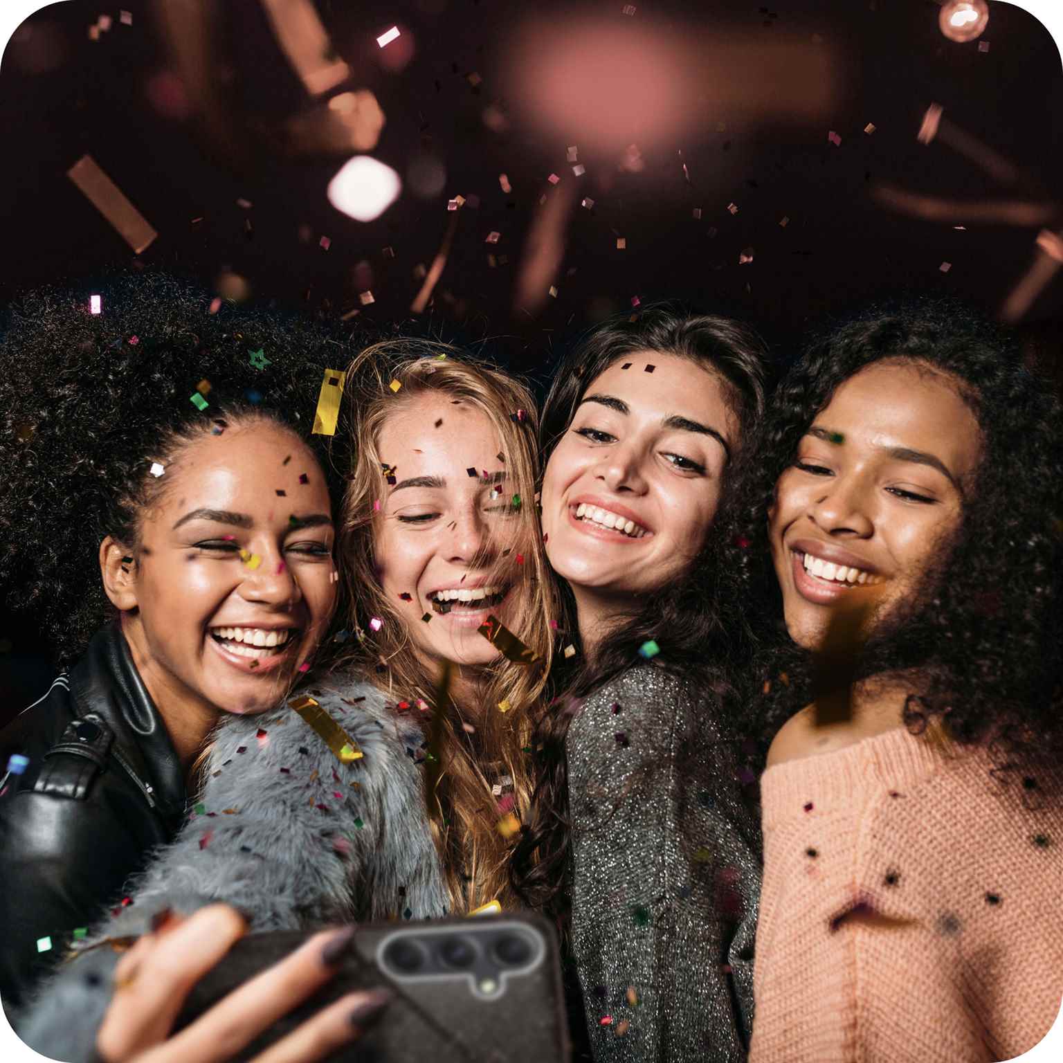 ONEFLOW Glitter Case Samsung Galaxy A54 5G mit Glitzer Look – Weiteres Produktbild 7