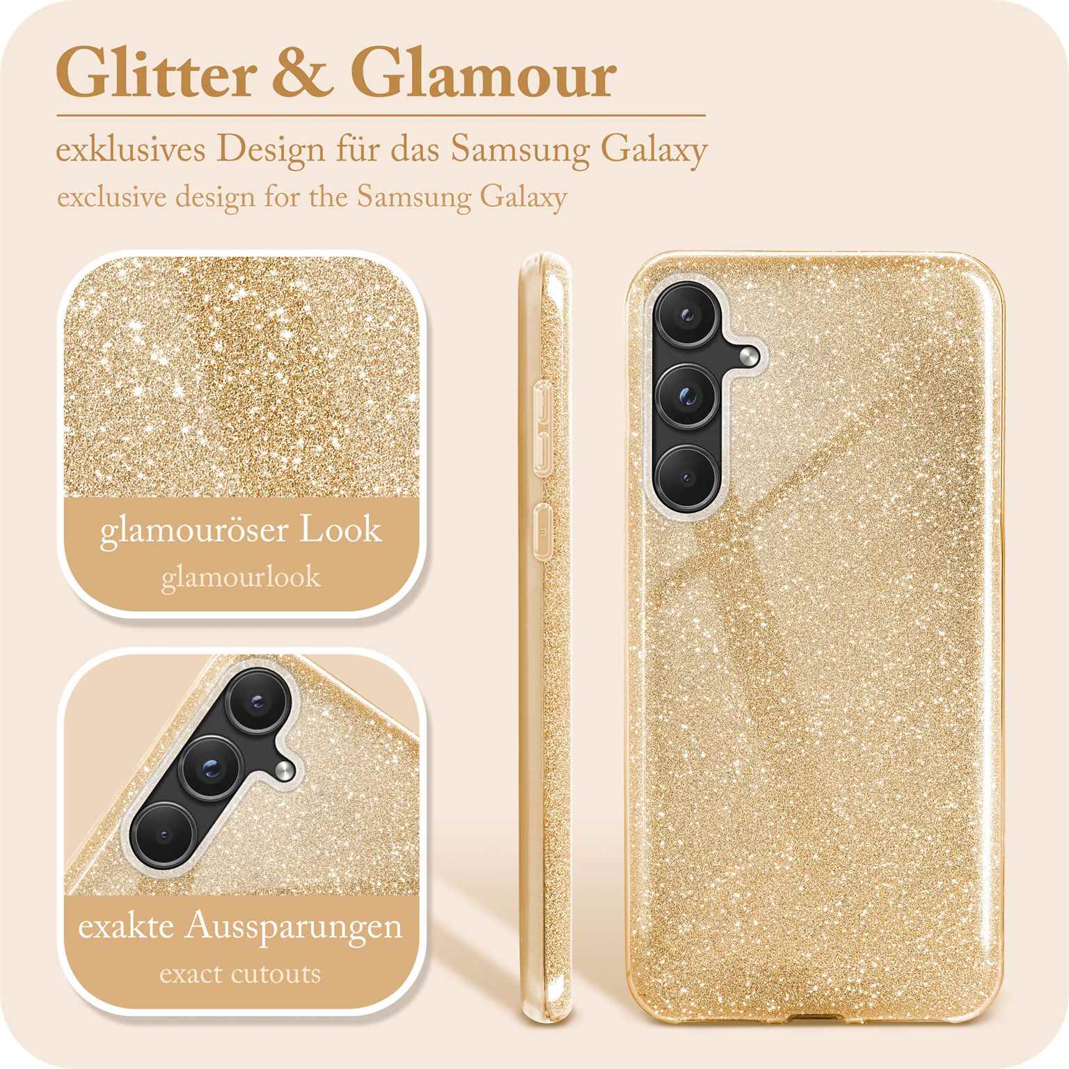 ONEFLOW Glitter Case Samsung Galaxy A55 5G mit Glitzer Look – Weiteres Produktbild 2 ONEFLOW Glitter Case Samsung Galaxy A55 5G mit Glitzer Look – Weiteres Produktbild 2