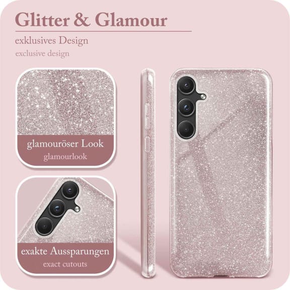 ONEFLOW Glitter Case Samsung Galaxy A55 5G mit Glitzer Look – Weiteres Produktbild 2 ONEFLOW Glitter Case Samsung Galaxy A55 5G mit Glitzer Look – Weiteres Produktbild 2