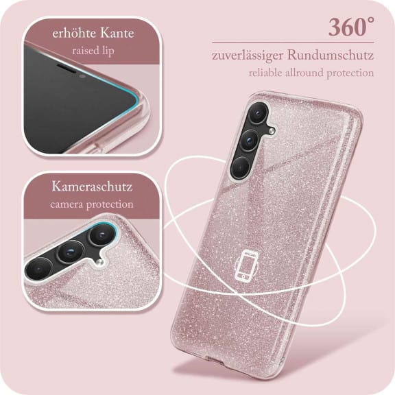 ONEFLOW Glitter Case Samsung Galaxy A55 5G mit Glitzer Look – Weiteres Produktbild 5 ONEFLOW Glitter Case Samsung Galaxy A55 5G mit Glitzer Look – Weiteres Produktbild 5