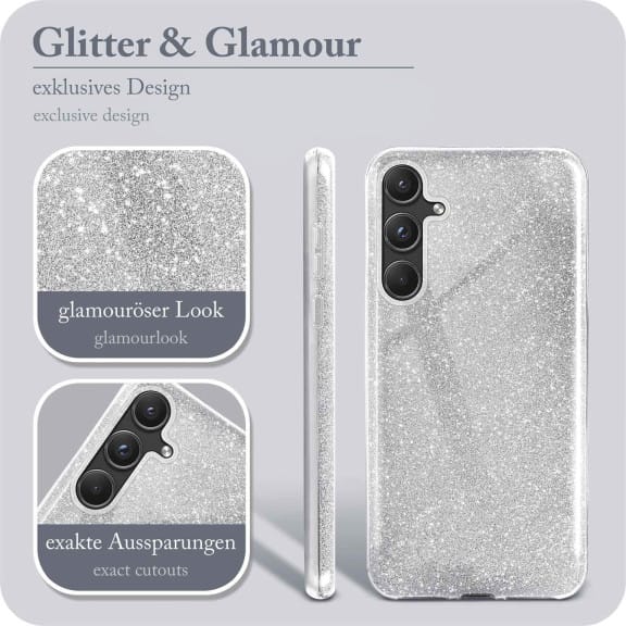 ONEFLOW Glitter Case Samsung Galaxy A55 5G mit Glitzer Look – Weiteres Produktbild 2 ONEFLOW Glitter Case Samsung Galaxy A55 5G mit Glitzer Look – Weiteres Produktbild 2