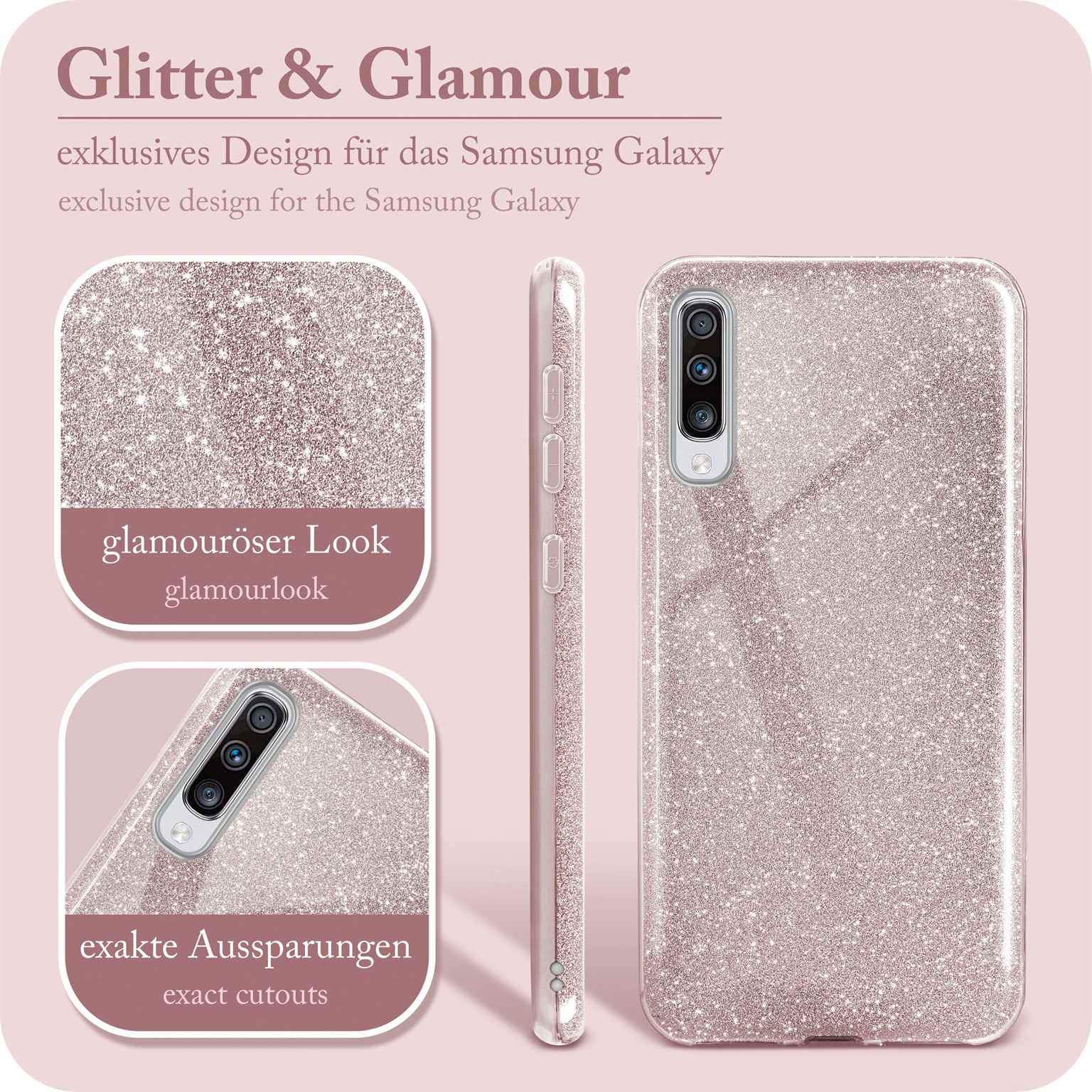 ONEFLOW Glitter Case Samsung Galaxy A70 mit Glitzer Look – Weiteres Produktbild 2