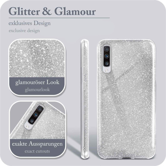 ONEFLOW Glitter Case Samsung Galaxy A70 mit Glitzer Look – Weiteres Produktbild 2 ONEFLOW Glitter Case Samsung Galaxy A70 mit Glitzer Look – Weiteres Produktbild 2