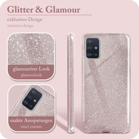 ONEFLOW Glitter Case Samsung Galaxy A71 mit Glitzer Look – Weiteres Produktbild 2 ONEFLOW Glitter Case Samsung Galaxy A71 mit Glitzer Look – Weiteres Produktbild 2