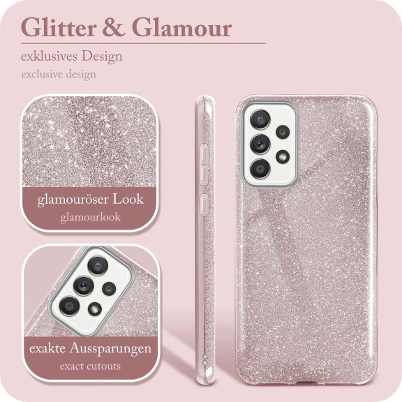 ONEFLOW Glitter Case Samsung Galaxy A72 mit Glitzer Look – Weiteres Produktbild 2 ONEFLOW Glitter Case Samsung Galaxy A72 mit Glitzer Look – Weiteres Produktbild 2