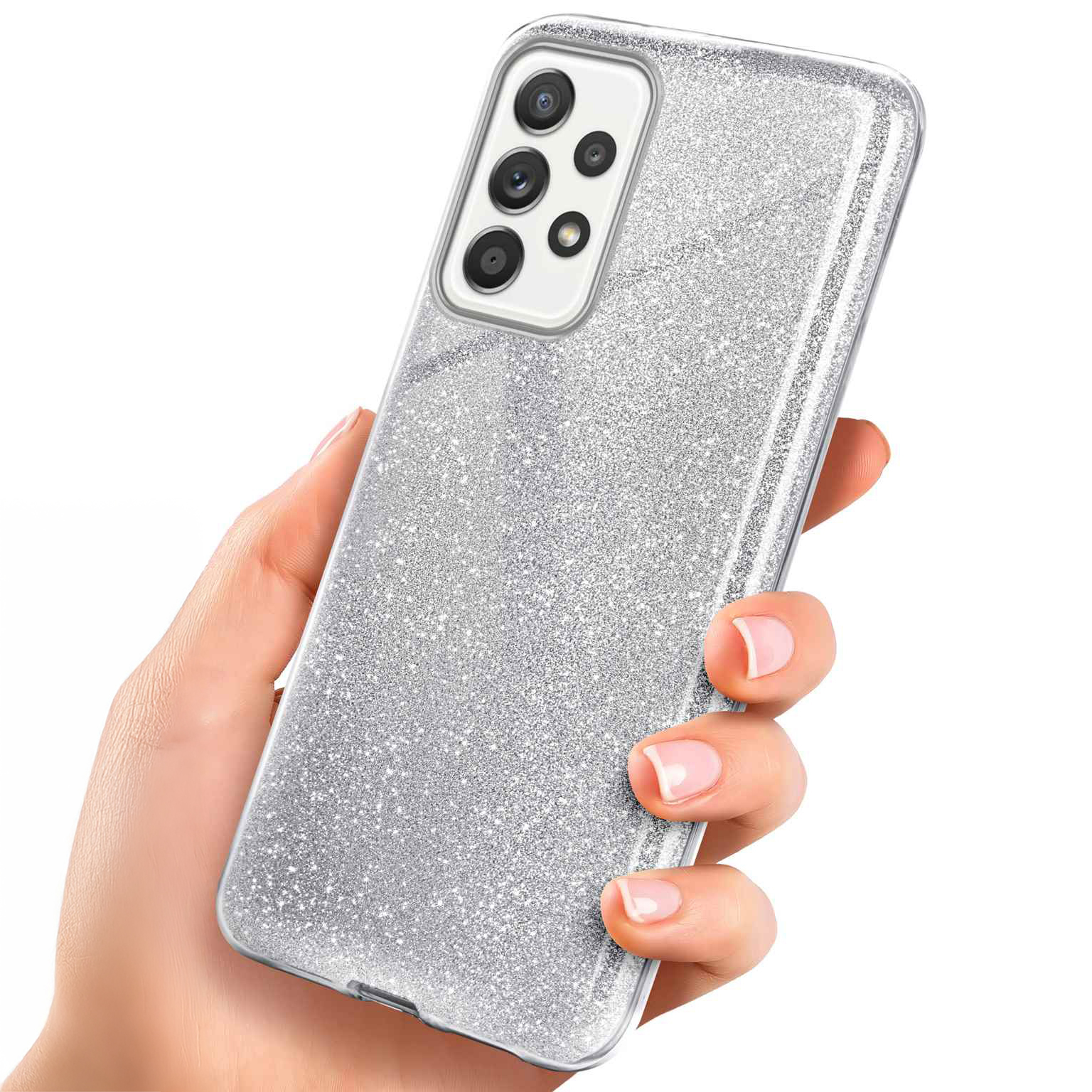 ONEFLOW Glitter Case Samsung Galaxy A72 mit Glitzer Look – undefined