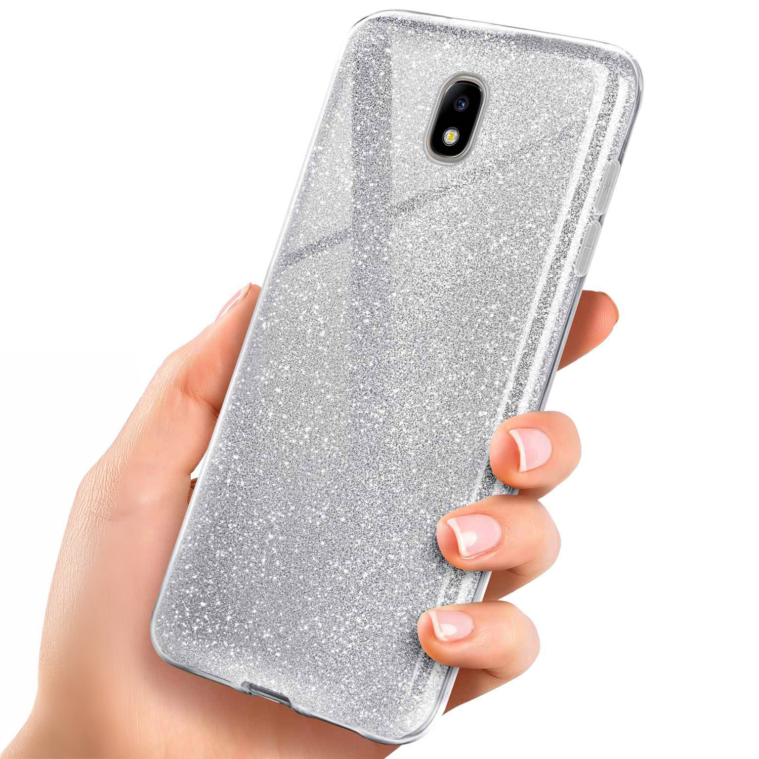 ONEFLOW Glitter Case Samsung Galaxy J5 (2017) mit Glitzer Look – Weiteres Produktbild 1
