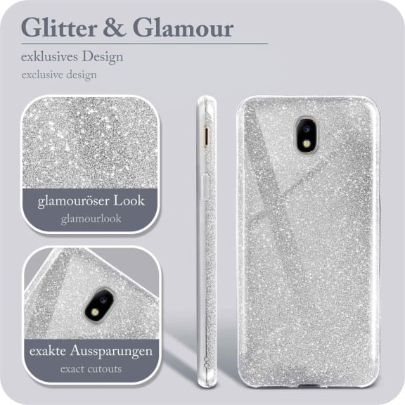 ONEFLOW Glitter Case Samsung Galaxy J5 (2017) mit Glitzer Look – Weiteres Produktbild 2 ONEFLOW Glitter Case Samsung Galaxy J5 (2017) mit Glitzer Look – Weiteres Produktbild 2