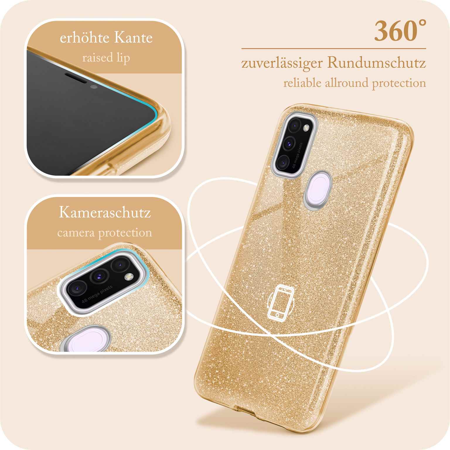 ONEFLOW Glitter Case Samsung Galaxy M30s mit Glitzer Look – Weiteres Produktbild 5 ONEFLOW Glitter Case Samsung Galaxy M30s mit Glitzer Look – Weiteres Produktbild 5