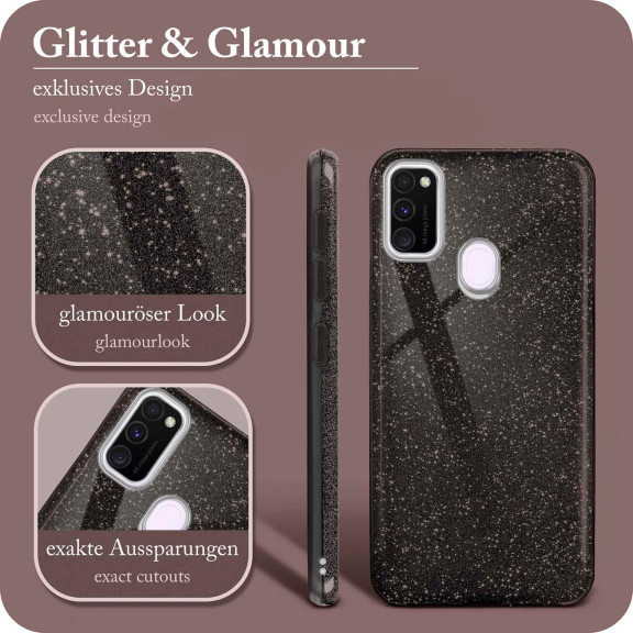 ONEFLOW Glitter Case Samsung Galaxy M30s mit Glitzer Look – Weiteres Produktbild 2 ONEFLOW Glitter Case Samsung Galaxy M30s mit Glitzer Look – Weiteres Produktbild 2
