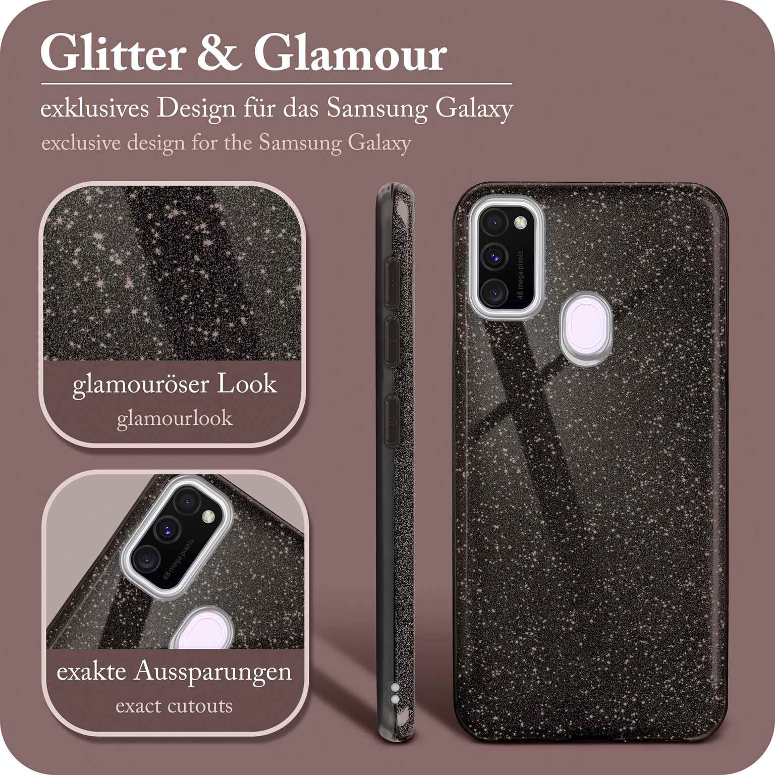 ONEFLOW Glitter Case Samsung Galaxy M30s mit Glitzer Look – Weiteres Produktbild 2 ONEFLOW Glitter Case Samsung Galaxy M30s mit Glitzer Look – Weiteres Produktbild 2