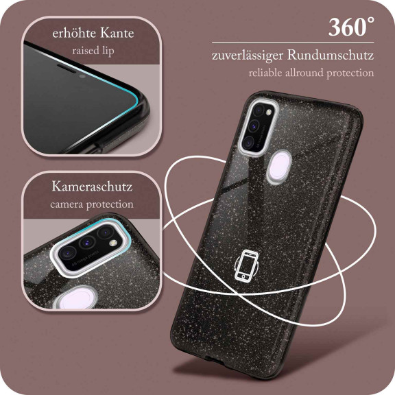 ONEFLOW Glitter Case Samsung Galaxy M30s mit Glitzer Look – Weiteres Produktbild 5 ONEFLOW Glitter Case Samsung Galaxy M30s mit Glitzer Look – Weiteres Produktbild 5