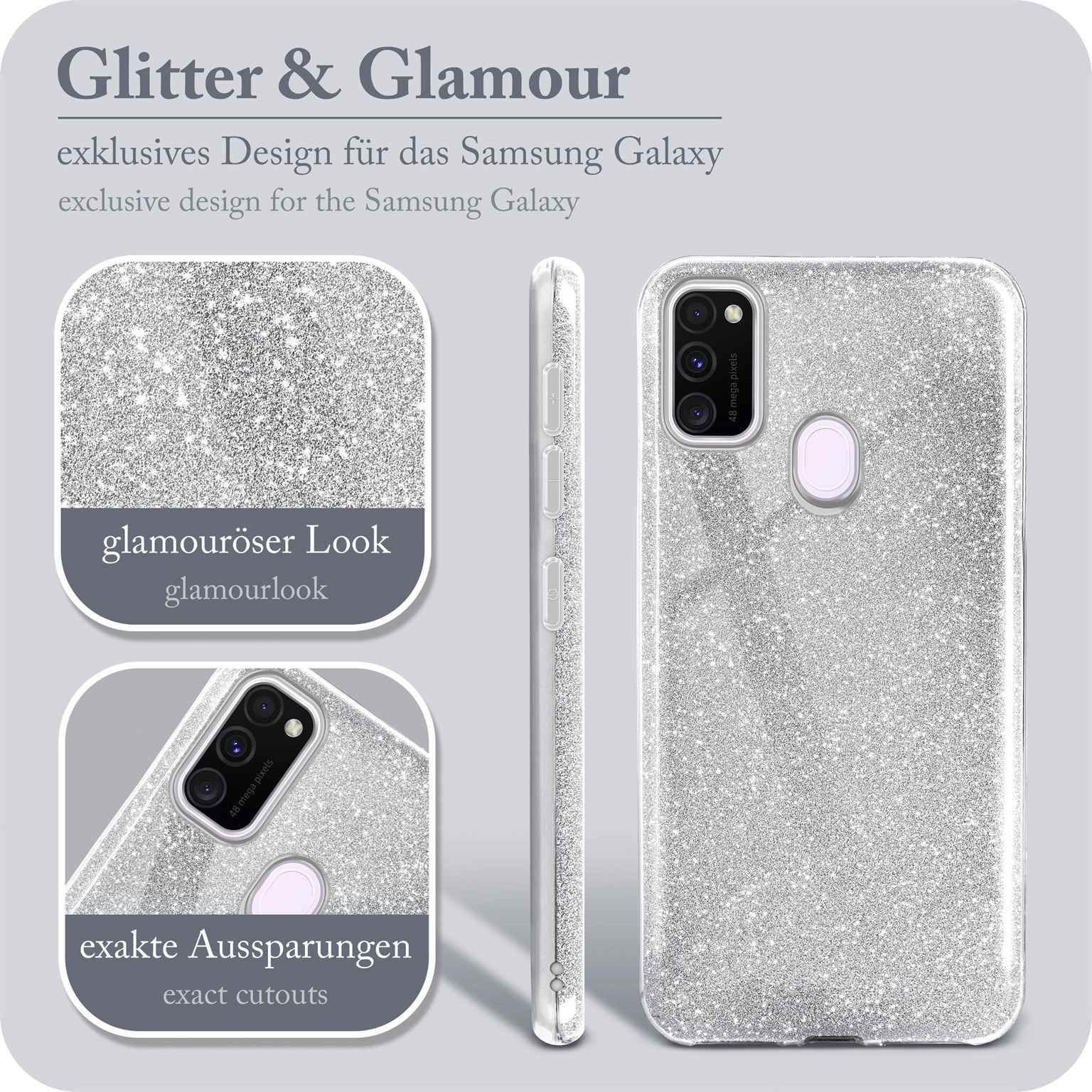 ONEFLOW Glitter Case Samsung Galaxy M30s mit Glitzer Look – Weiteres Produktbild 2 ONEFLOW Glitter Case Samsung Galaxy M30s mit Glitzer Look – Weiteres Produktbild 2
