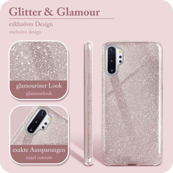 ONEFLOW Glitter Case Samsung Galaxy Note 10 Plus mit Glitzer Look – Weiteres Produktbild 2