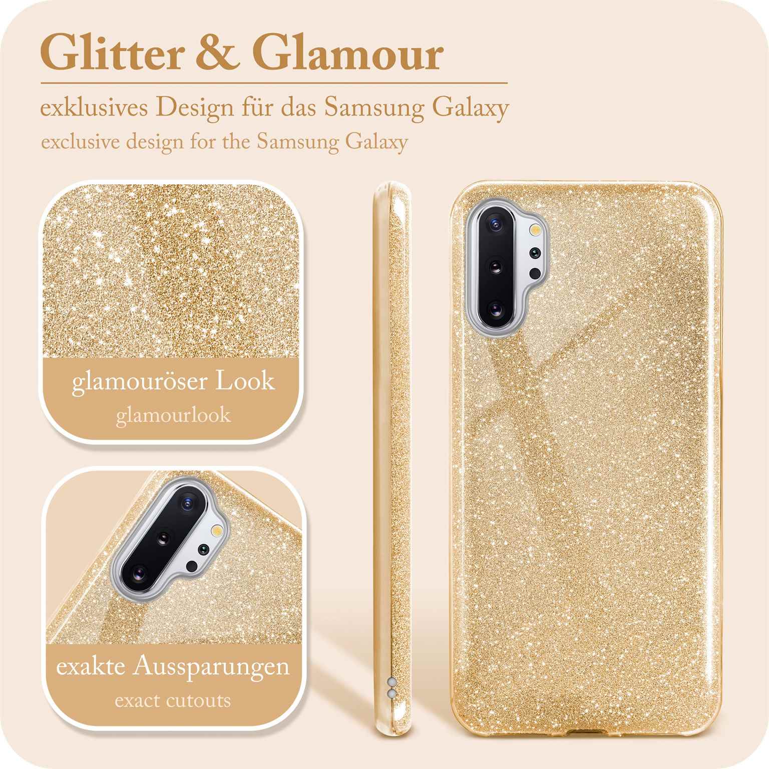 ONEFLOW Glitter Case Samsung Galaxy Note 10 Plus 5G mit Glitzer Look – Weiteres Produktbild 2