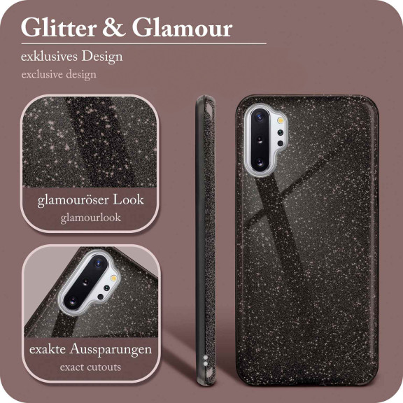 ONEFLOW Glitter Case Samsung Galaxy Note 10 Plus 5G mit Glitzer Look – Weiteres Produktbild 2