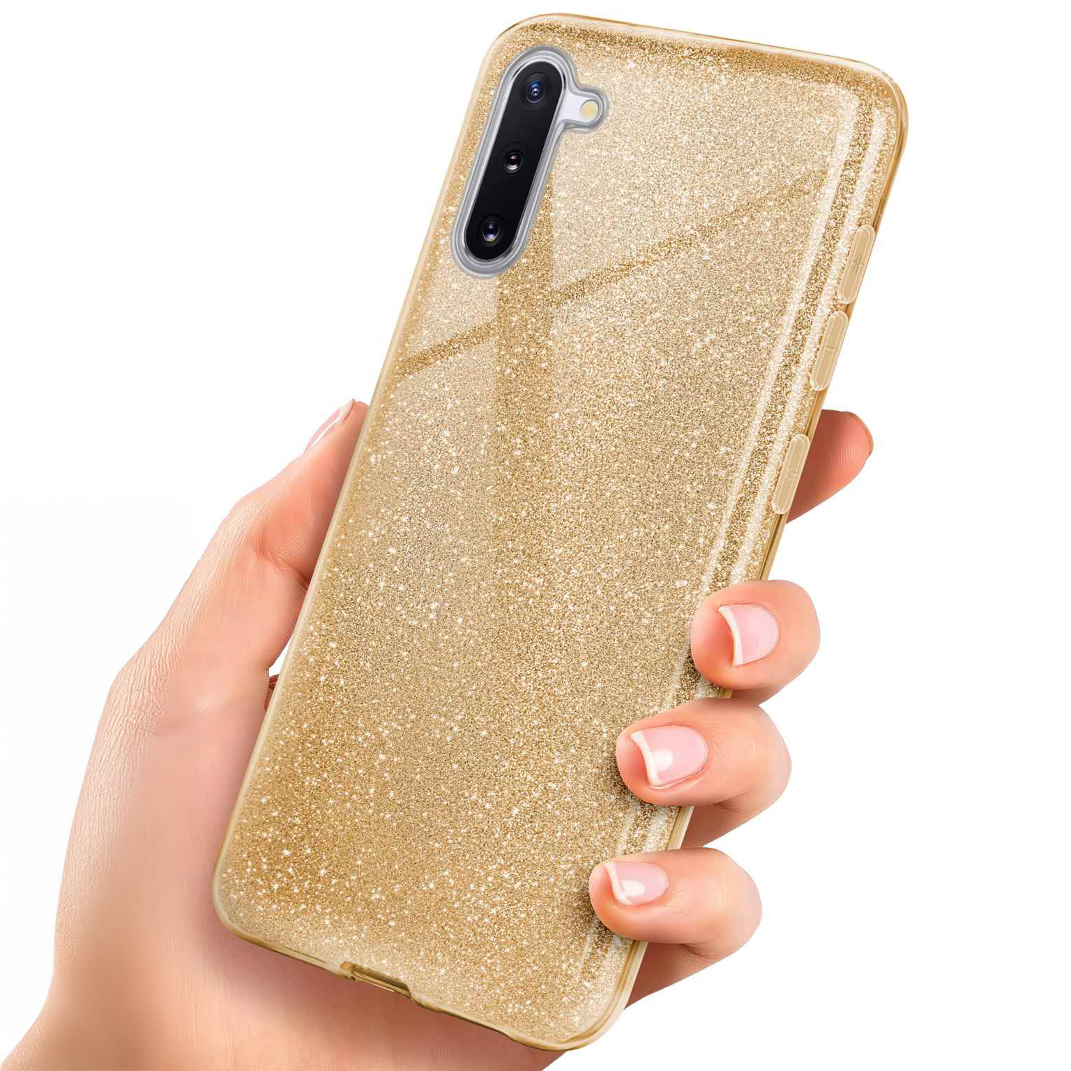 ONEFLOW Glitter Case Samsung Galaxy Note 10 mit Glitzer Look – undefined