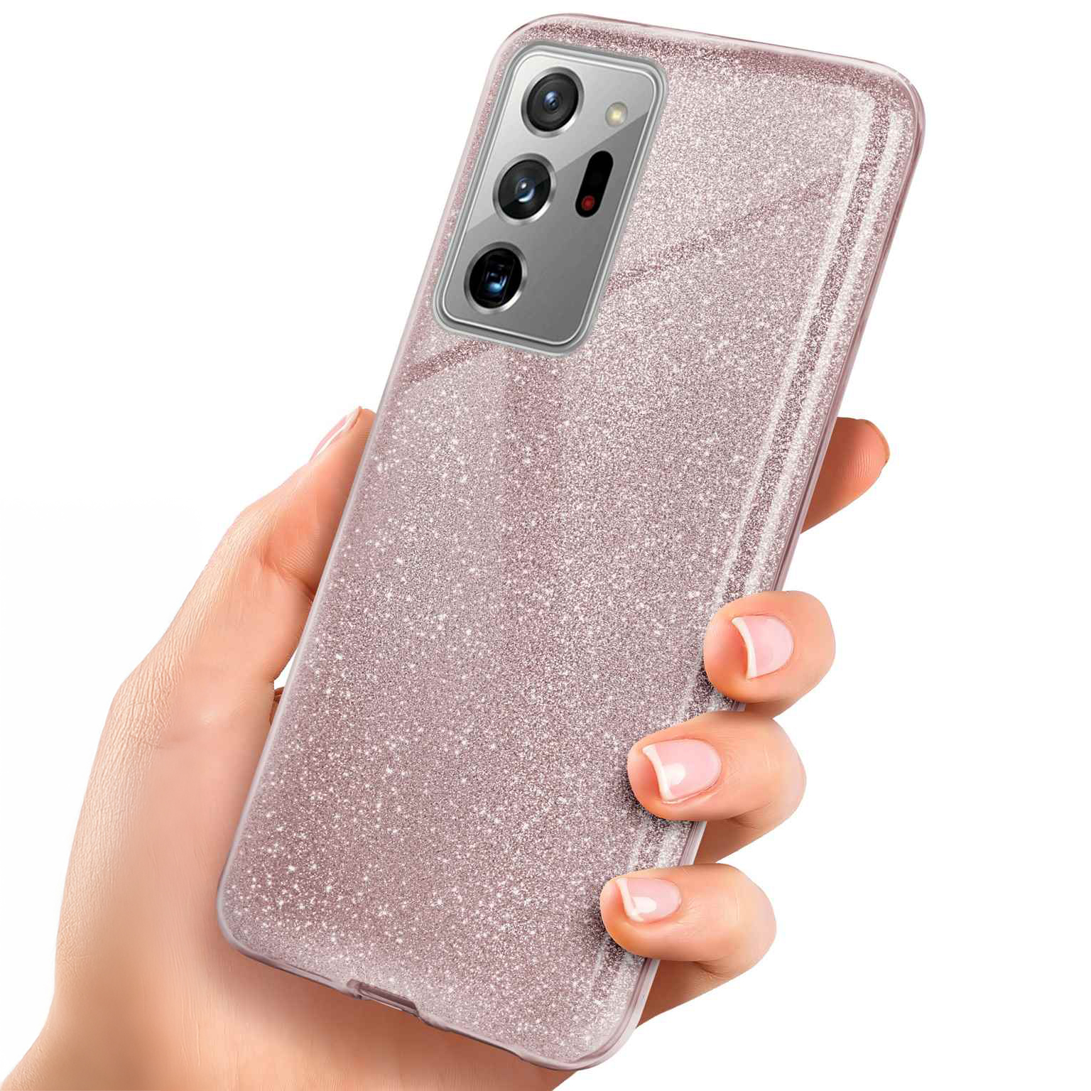 ONEFLOW Glitter Case Samsung Galaxy Note 20 5G mit Glitzer Look – undefined