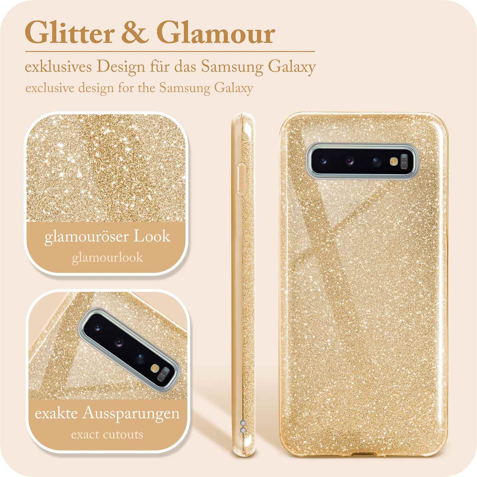 ONEFLOW Glitter Case Samsung Galaxy S10 Plus mit Glitzer Look – Weiteres Produktbild 2