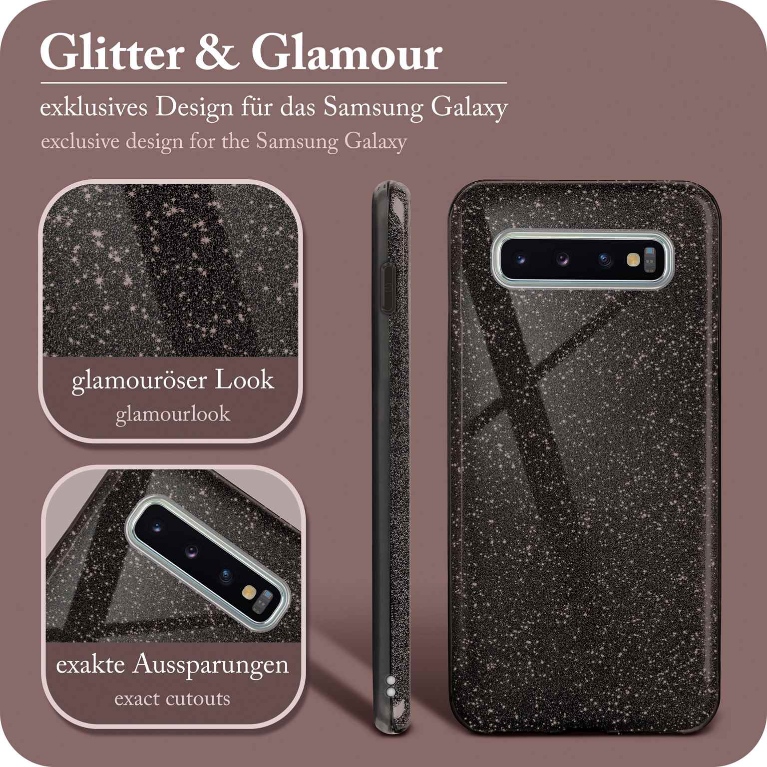 ONEFLOW Glitter Case Samsung Galaxy S10 Plus mit Glitzer Look – Weiteres Produktbild 2