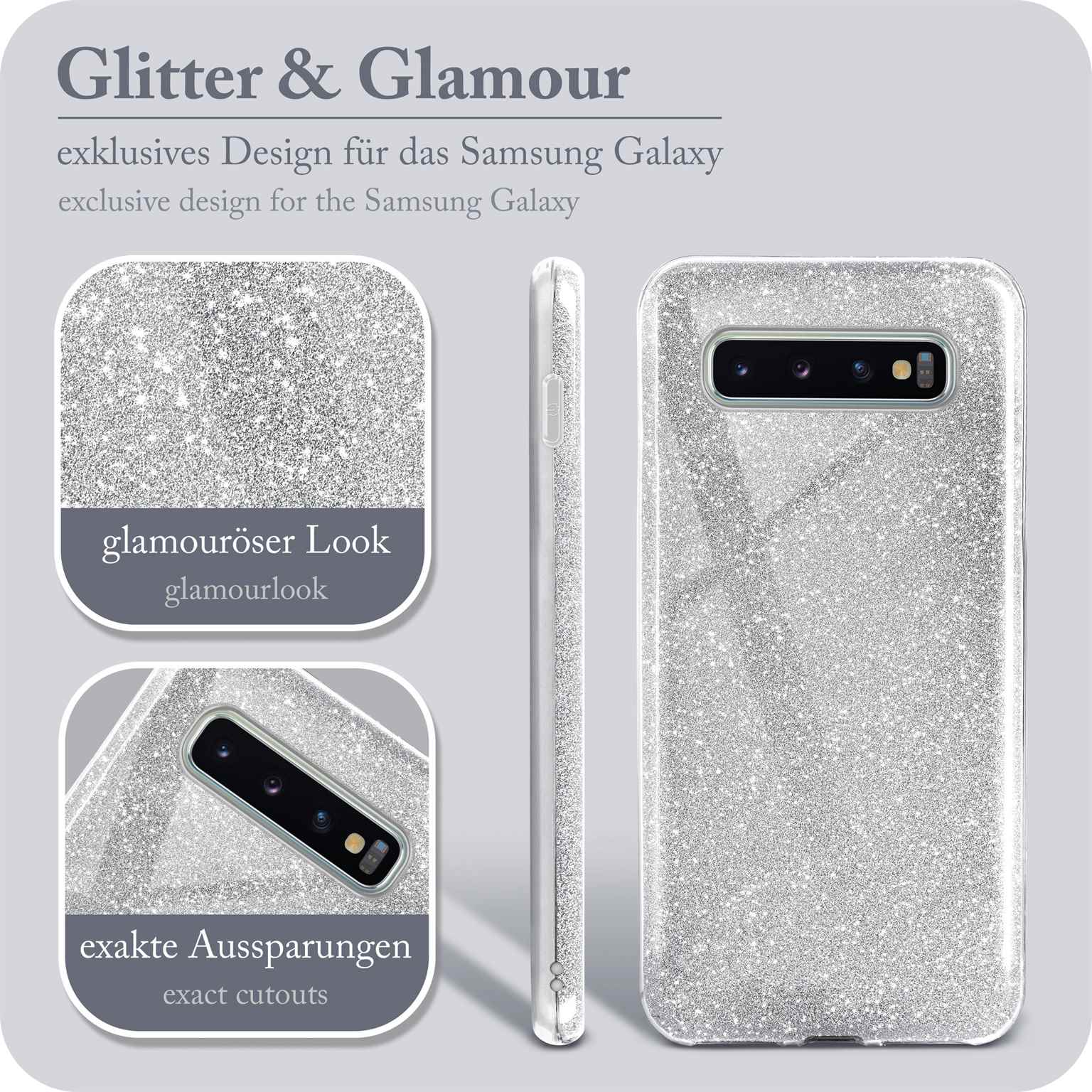 ONEFLOW Glitter Case Samsung Galaxy S10 Plus mit Glitzer Look – Weiteres Produktbild 2
