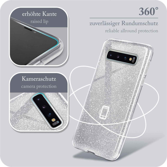 ONEFLOW Glitter Case Samsung Galaxy S10 Plus mit Glitzer Look – Weiteres Produktbild 5 ONEFLOW Glitter Case Samsung Galaxy S10 Plus mit Glitzer Look – Weiteres Produktbild 5
